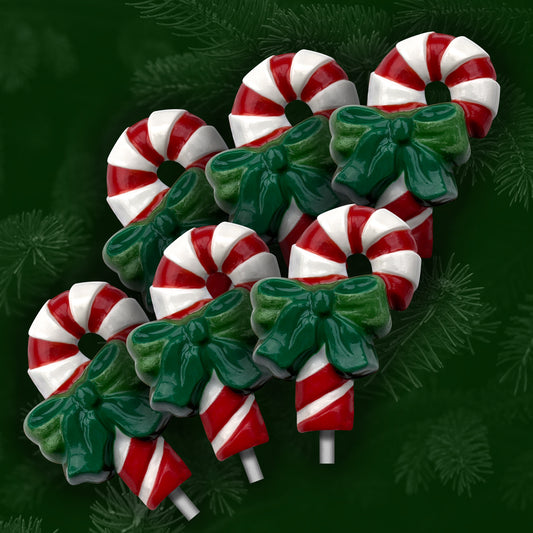 Candy Cane Sucker 6-Pack