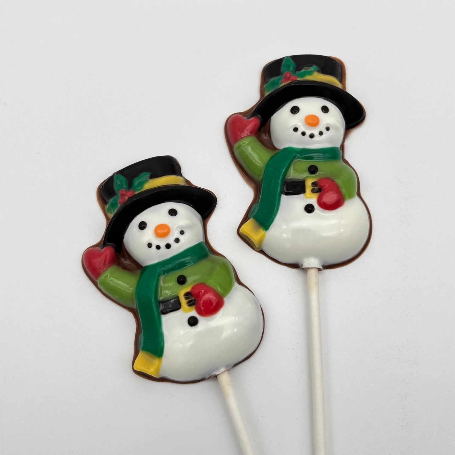 Waving Snowman Sucker