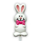 Polka Dot Bowtie Bunny Sucker